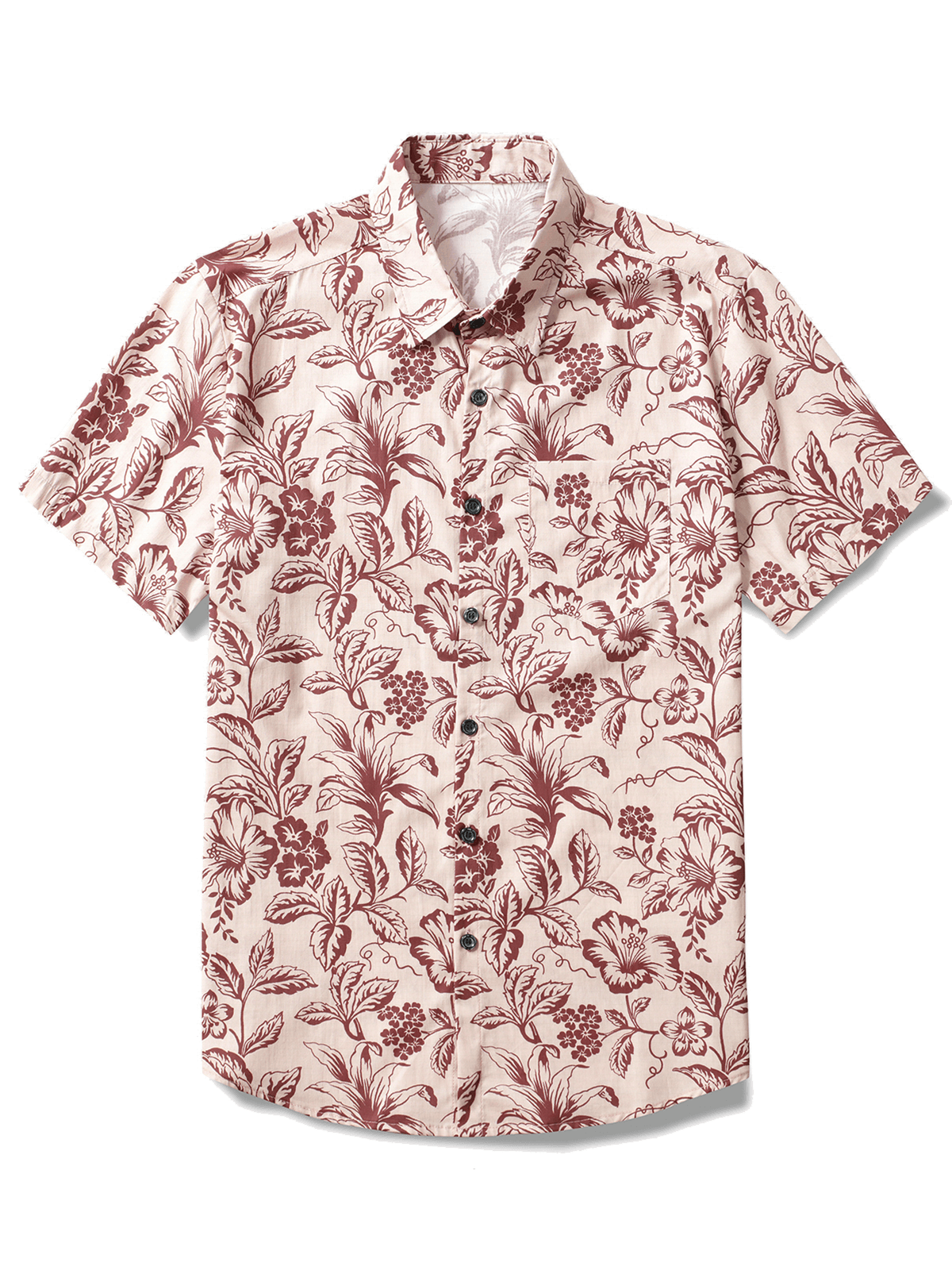 Camicia da uomo a maniche corte per le vacanze hawaiane