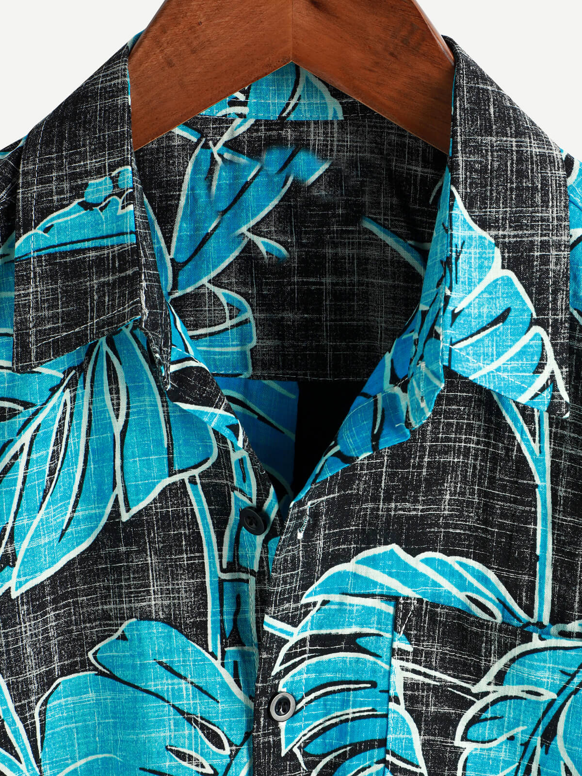 Herren Kurzarm Hawaii Resort Sommerhemd mit Blumenmuster