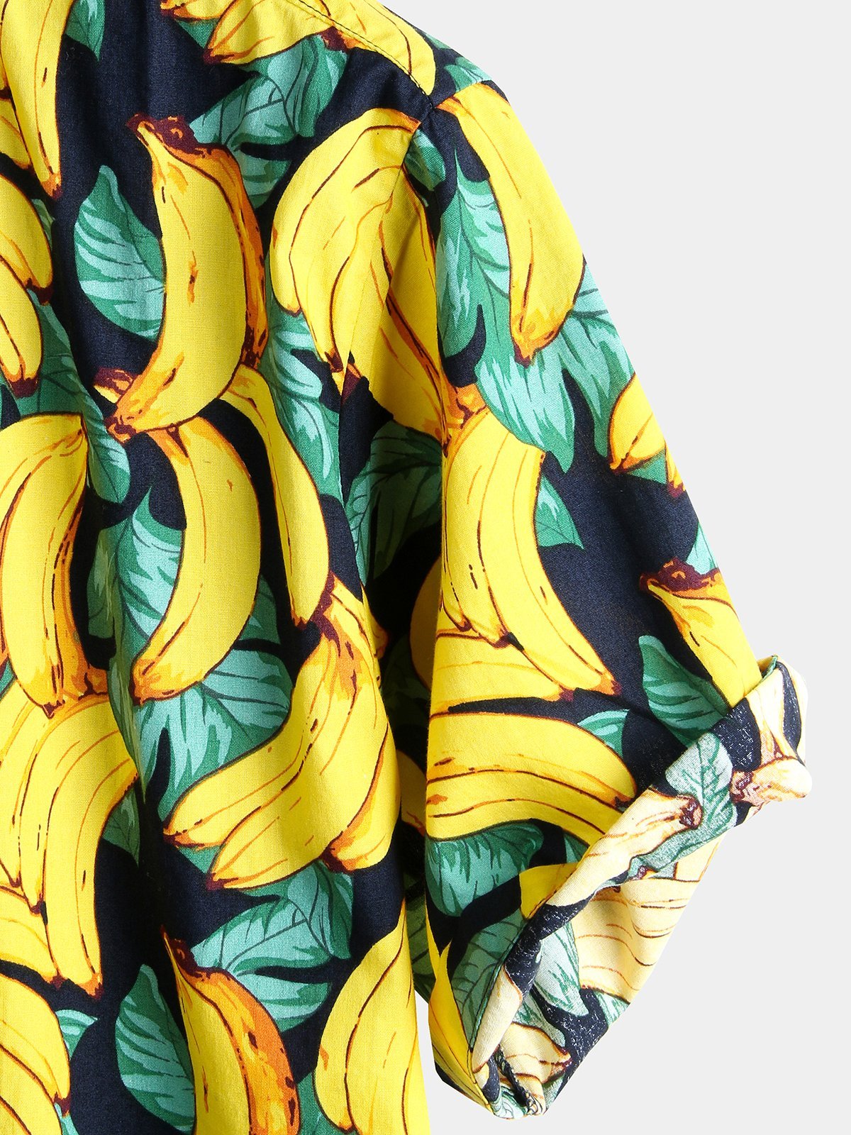 Herren Hawaii hemd mit Bananen Baumwoll