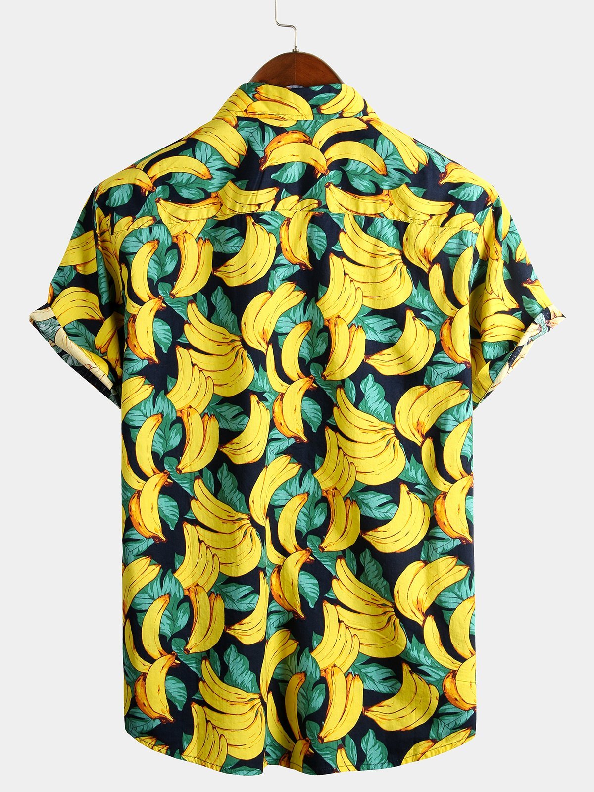 Herren Hawaii hemd mit Bananen Baumwoll