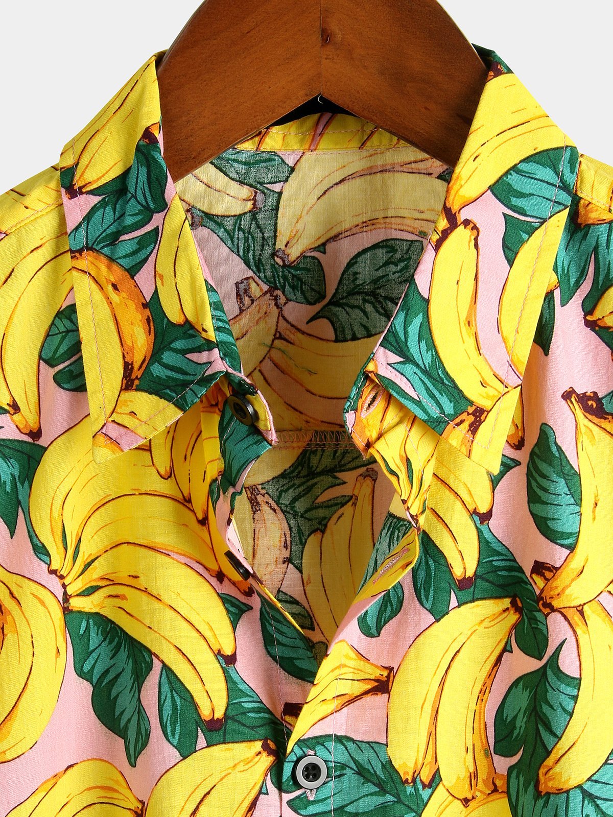 Herren Hawaii hemd mit Bananen Baumwoll