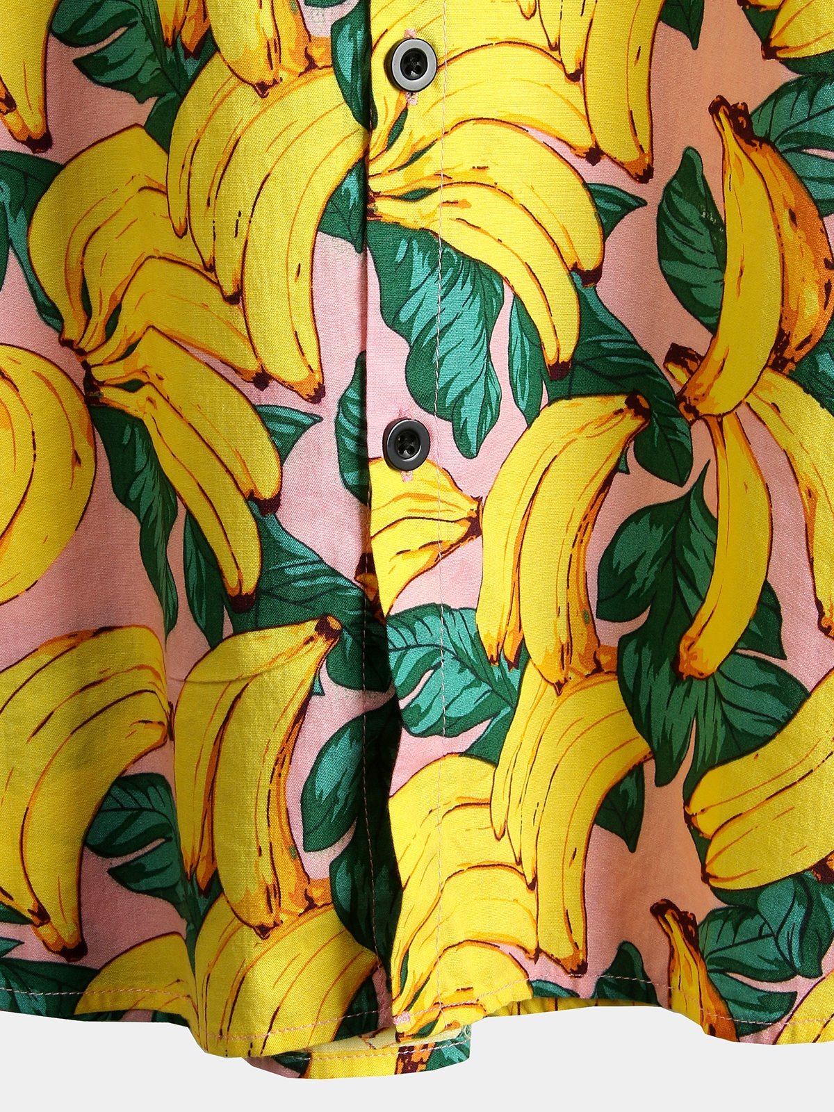 Herren Hawaii hemd mit Bananen Baumwoll