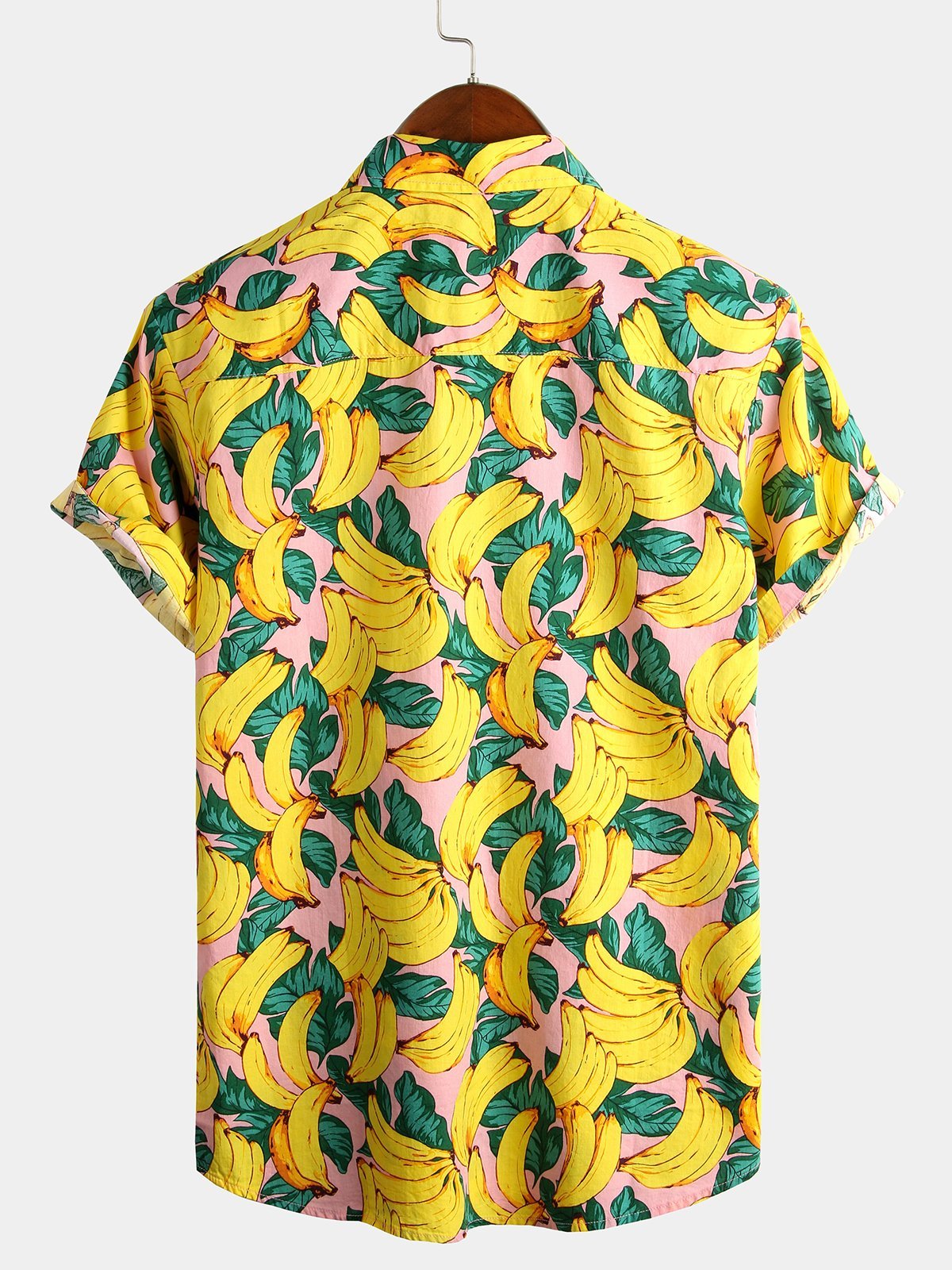 Herren Hawaii hemd mit Bananen Baumwoll