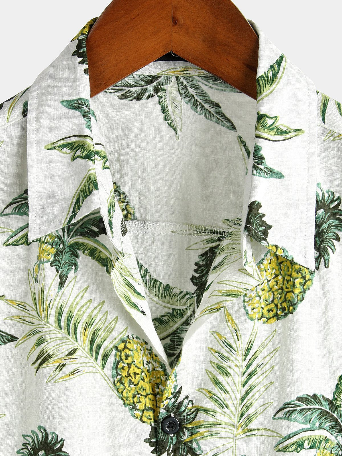 Herren Hawaii hemd mit Ananas Baumwoll