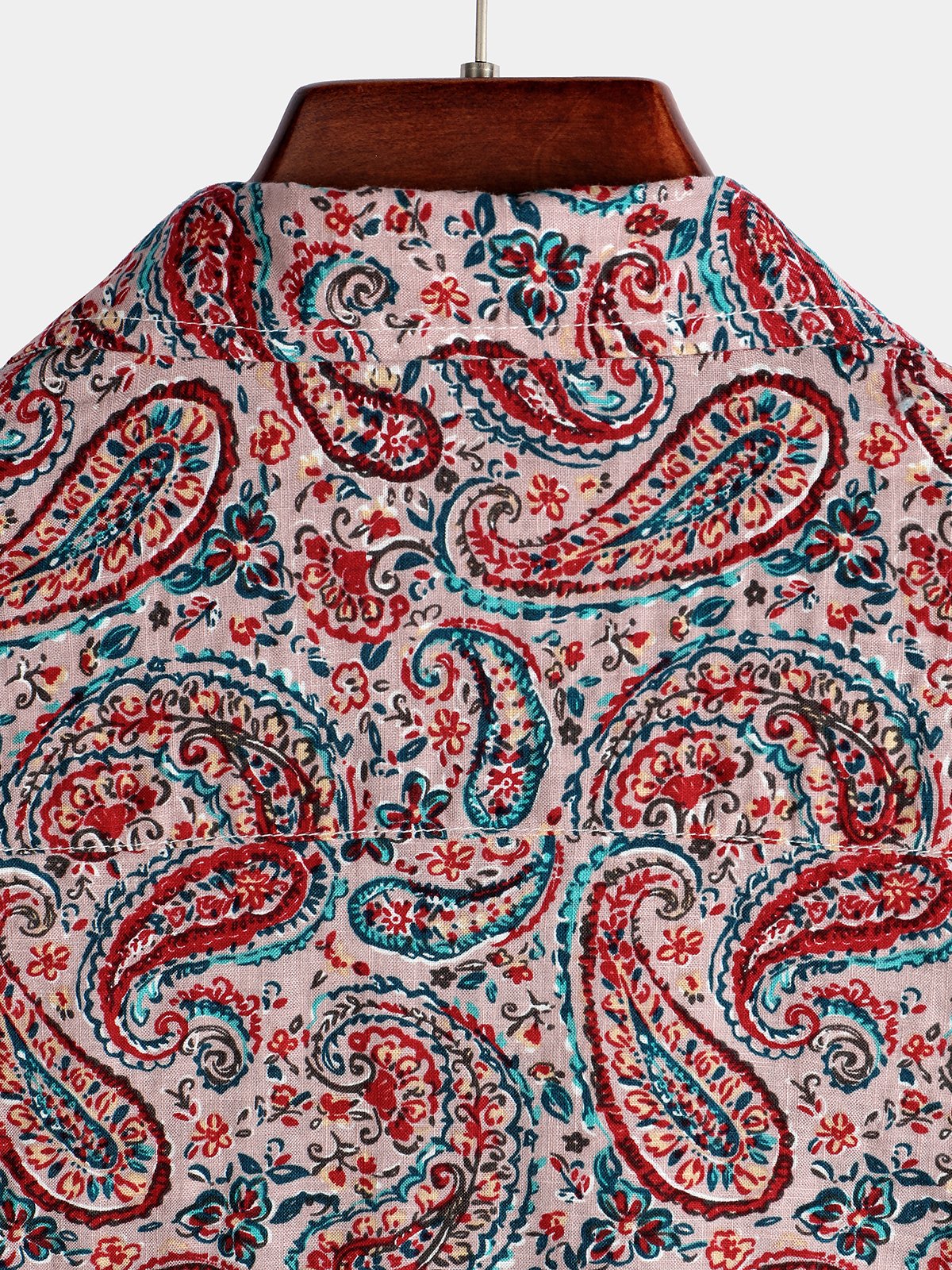 Herren Hemd aus Baumwolle mit Retro Paisley