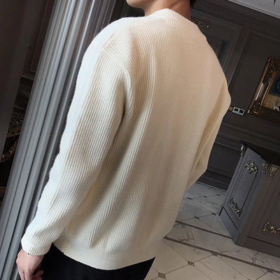 OZI Zip-Up Sweater Beige