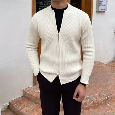 Maglione con zip OZI Grigio