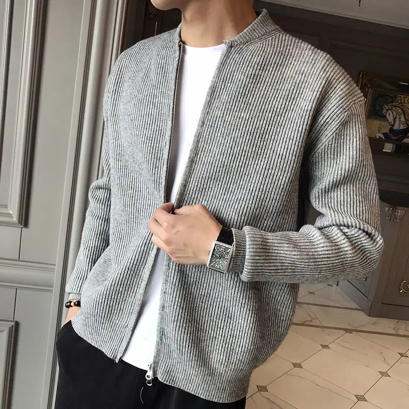 Maglione con zip OZI Nero