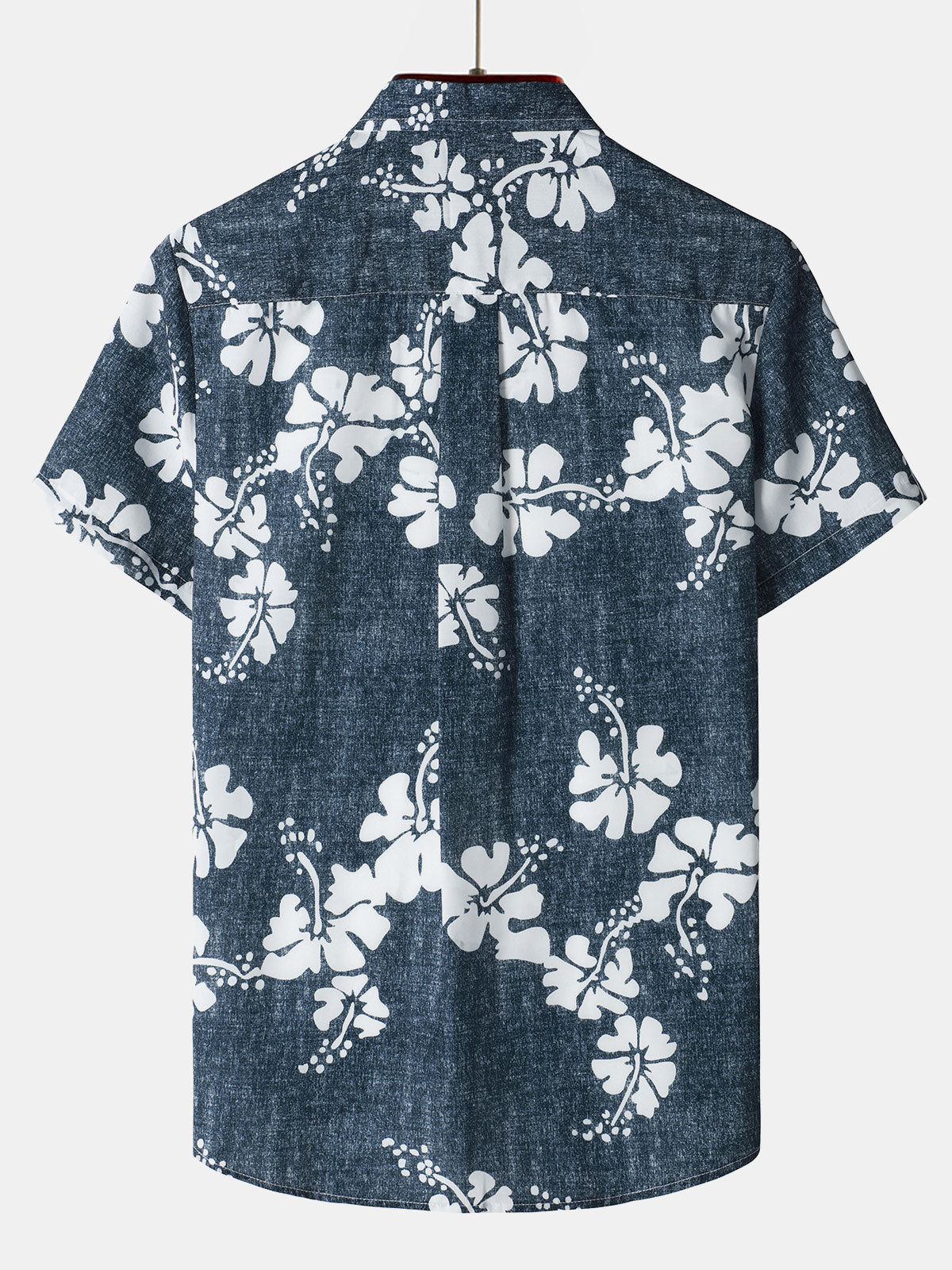 Herren Hawaii-Kurzarmhemd mit Blumenmuster